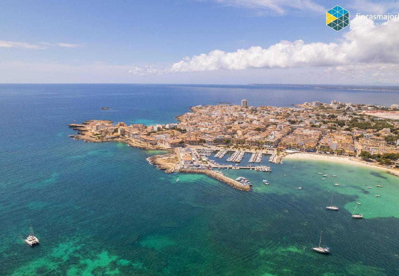 Ferienwohnung in Ses Salines - Apartamento Azulera