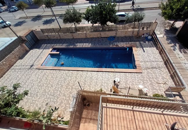 Apartment in Portocolom with shared pool